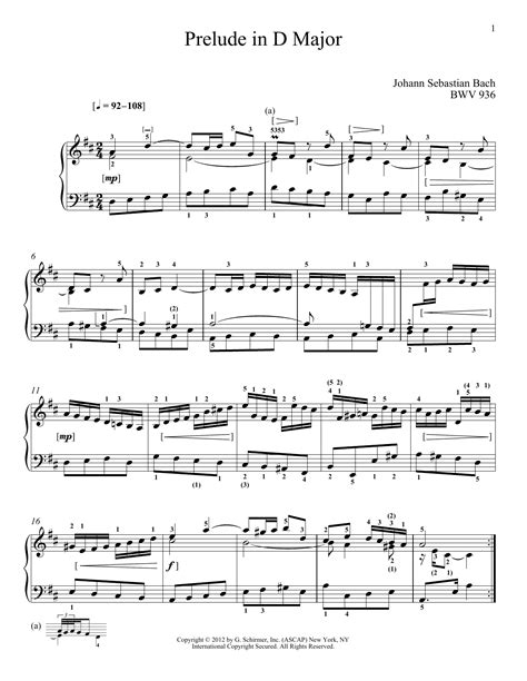 Little Prelude In D Major - English Horn & Piano